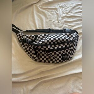 Vans Black and White Checkered Belt Bag